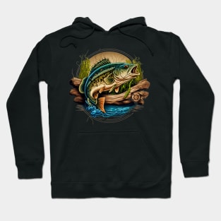 Bass Fishing Hoodie